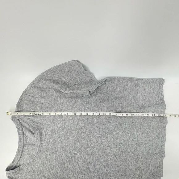 Eileen Fisher sz 2X Dark Pearl Gray Organic Cotton Elbow-Sleeve T-Shirt Dark New - Picture 8 of 12